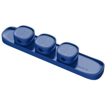 BASEUS Peas magnetni organizator kablov, samolepilni, moder, ACWDJ-03
