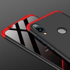 360 360 3v1 ovitek spredaj + zadaj za Xiaomi Mi Play črno-rdeč