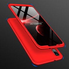 360 360 3v1 ovitek spredaj + zadaj za Xiaomi Mi Play rdeč