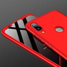 360 360 3v1 ovitek spredaj + zadaj za Xiaomi Mi Play rdeč