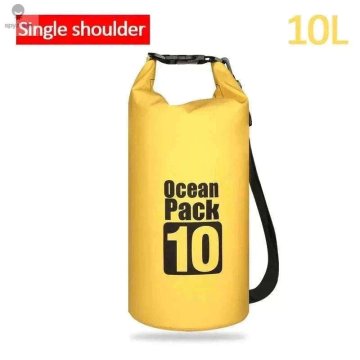 KJB PVC vreča z zvitim zapiranjem za vodne športe, 10 l, rumena