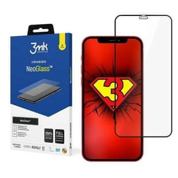3MK NeoGlass hibridno steklo, odporno proti zlomu, za iPhone 12 / 12 Pro 6.1, trpežno