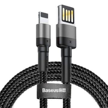 BASEUS Cafule Fast Nylon USB kabel za iPhone Lightning 2m 1.5A dvostranski CALKLF-HG1