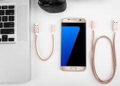 Dux Ducis K-TWO mikro USB kabla 1m + 0,2m roza