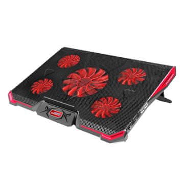 Hladilna podloga za prenosnik s 5 ventilatorji M555015BK