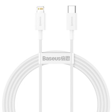 BASEUS Superior iPhone kabel z USB-C na Lightning PD 1M 20W BEL CATLYS-A02
