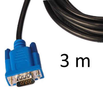 Visokokakovosten kabel za VGA monitor - VGA 3m D-Sub SVGA XGA SXGA M555047