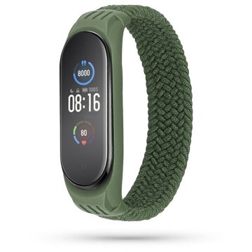 Tech-protect Mi Smart Band 5/6 Loop vojaško zelena
