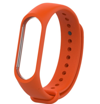 Xiaomi MiBand Mi Band 4/3 silikonska nadomestna zapestnica oranžna