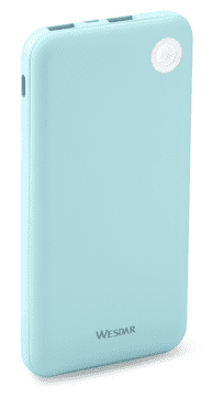 Wesdar S61 prenosna baterija 10000mAh M555022 barva mete