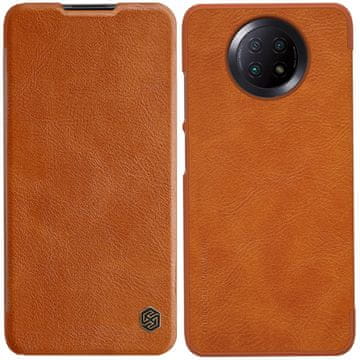 Nillkin Ovitek QIN za Xiaomi Redmi Note 9T rjave barve