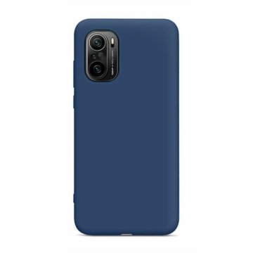HURTEL Silikonski ovitek za Xiaomi Redmi Poco F3 Mi 11i modre barve