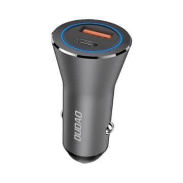 DUDAO Avtomobilski polnilnik R4MAX USB+USB-C 45W