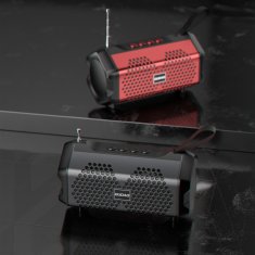 DUDAO Zvočnik Y9s Bluetooth 5.0 500mAh 3W rdeče barve