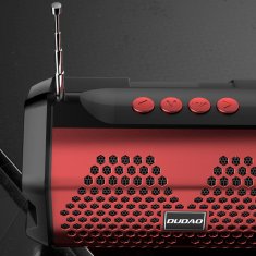 DUDAO Zvočnik Y9s Bluetooth 5.0 500mAh 3W rdeče barve