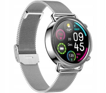 Rubicon Ženska pametna ura RNBE74 Pulse Oxygen Silver
