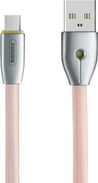 REMAX RC-043m Knight micro USB kabel 1m srebrne barve