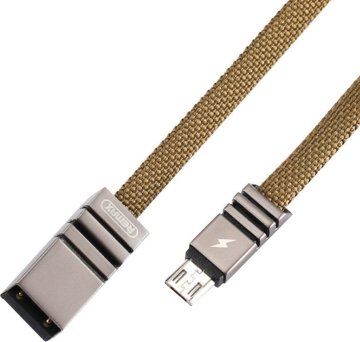 REMAX Pleteni kabel Weave RC-081m Micro USB, zelene barve
