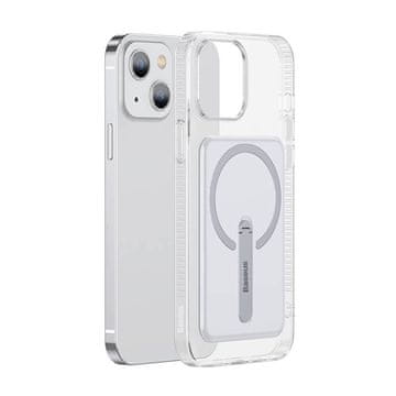 BASEUS Crystal Magnetic Case z držalom za iPhone 13