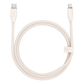 BASEUS Jelly USB-C Lightning kabel 1,2 m 20 W roza CAGD020004