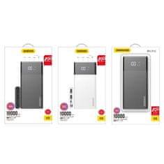 DUDAO prenosna baterija 10000mAh 2A 2xUSB LED K8 črna