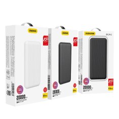 DUDAO prenosna baterija 20000mAh 2A 2xUSB K4Max črna
