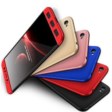 360 Ovitek 360° 3v1 za Xiaomi Redmi Note 5A Prime črne in zlate barve