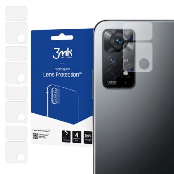 3MK Hibridno steklo za kamero Lens 4x za Xiaomi Redmi Note 11 Pro
