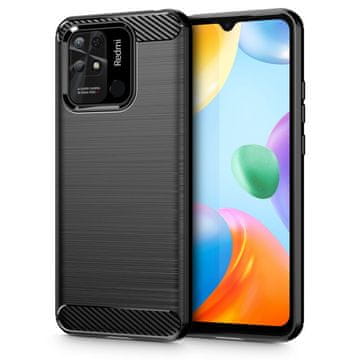 Tech-protect TPUCARBON XIAOMI REDMI 10C Črna