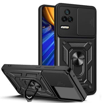 Tech-protect ZAŠČITNA ŠČITNA ZAŠČITA ZA POCO F4 5G ČRNA