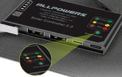 Allpowers AP-SP-014-BLA 15W fotovoltaični panel sončna baterija 10000mAh