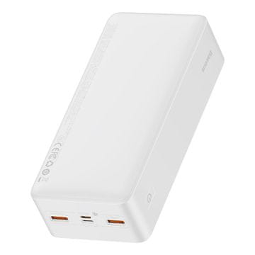 BASEUS Bipow prenosna baterija 30000mAh 2xUSB USB C micro 20W QC3.0 AFC FCP bela PPDML-N02