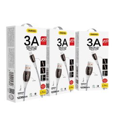 DUDAO USB-C kabel 3A 1,2 m siv L7Pro
