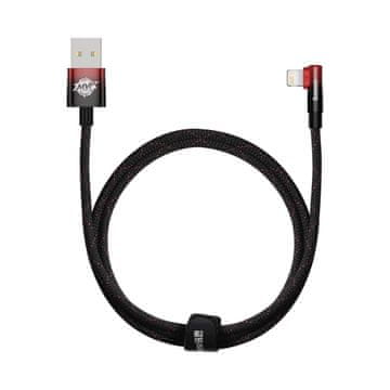 BASEUS MVP 2 komolecni kabel Lightning 1m rdeče barve s stranskim vtičem