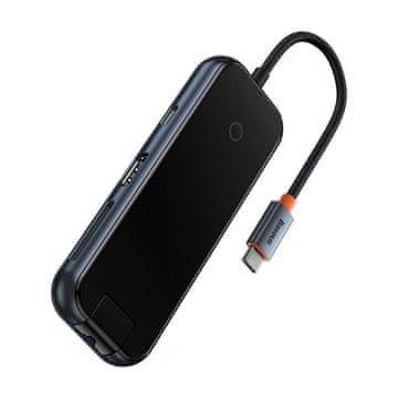 BASEUS Hub 8v1 USB-C na HDMI 4K 2xUSB3.0 1xUSB2.0 1xUSB C PD 100W SD RJ45 WKJZ010613