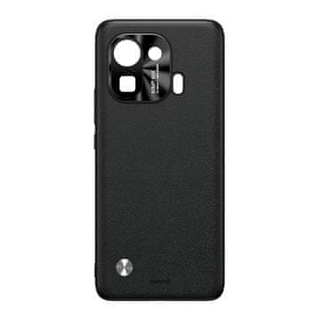 BASEUS Usnjen ovitek Alloy za Xiaomi Mi 11 Pro (črn) WIXM11P-01