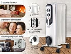 Adler AD 7815 oljni radiator s 7 rebri