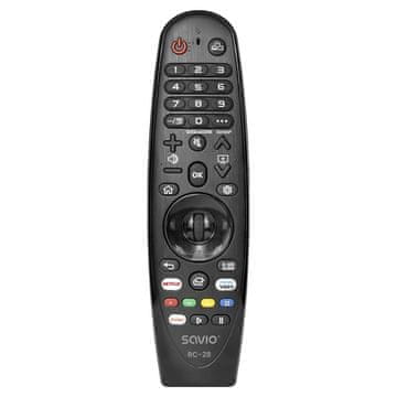 SAVIO UNIVERZALNI DALJINSKI UPRAVLJALNIK/NADOMESTNI UPRAVLJALNIK ZA LG TV - PAMETNI TV RC-28