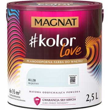 MAGNAT modra mat lateks stenska barva 2,5 l 1 kos.