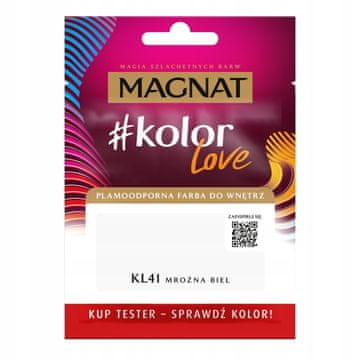 MAGNAT lateks stenska barva 25 l FROST WHITE mat 1 kos.