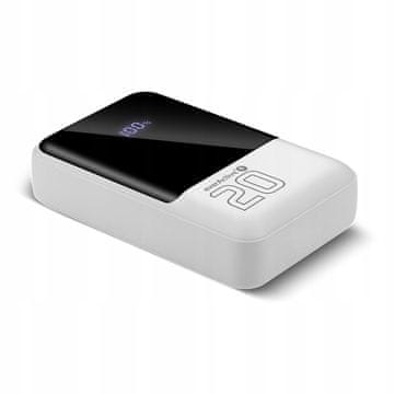 everActive Prenosna baterija EB-20Q 20000mAh 22,5W USB-C bela 1 kos.