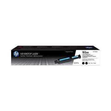 Originalni črni toner HP 103AD (črn) W1103AD dvojno pakiranje za tiskalnik 1 kos.