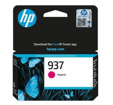 Kartuša s črnilom HP 937 4S6W3N rdeča (magenta) 1 kos.