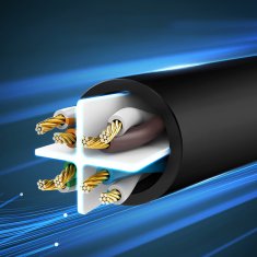 UGREEN Ethernet Cat6 UTP ploščati omrežni kabel 10 m 1 kos.