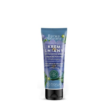 BARWA Lanena krema za suhe predele in razpokane pete, mehčalna, Naturalna 75 ml