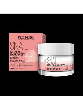 FLOS-LEK Floslek Snail regeneracijska dnevna in nočna krema 50 ml