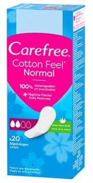 Doc Johnson Vložki Carefree Cotton Aloe, 20 kosov