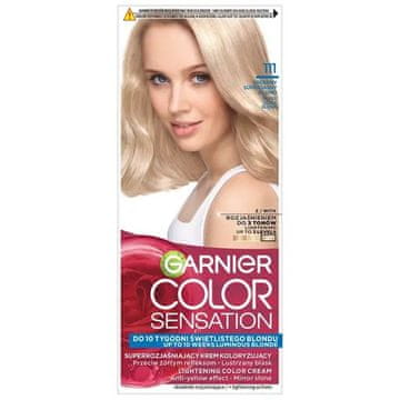 Garnier Color Sensation 111 Srebrna ultra blond barva za lase - Srebrna super svetlo blond