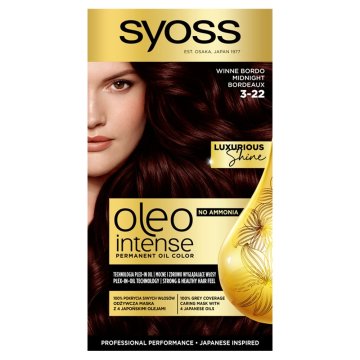 Schwarzkopf Barva za lase Oleo 3-22 vinsko bordo