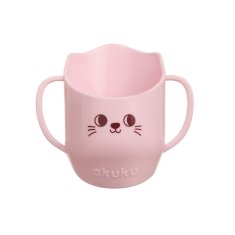 AKUKU skodelica za otroke, ki se učijo piti, siva, 150 ml